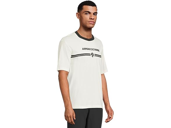 Armani Exchange Mens Line Logo Tee