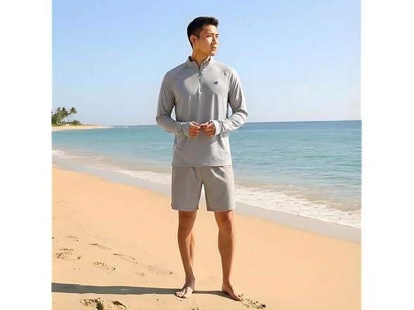 Champion Mens Pullover Sun Shirt