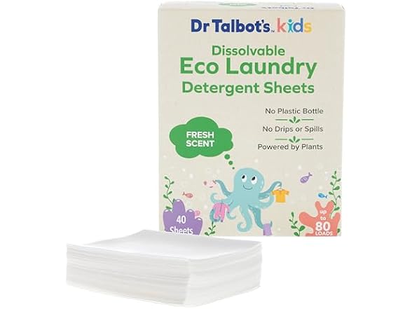 Dr. Talbots Eco Laundry Detergent Sheets 40 Sheets