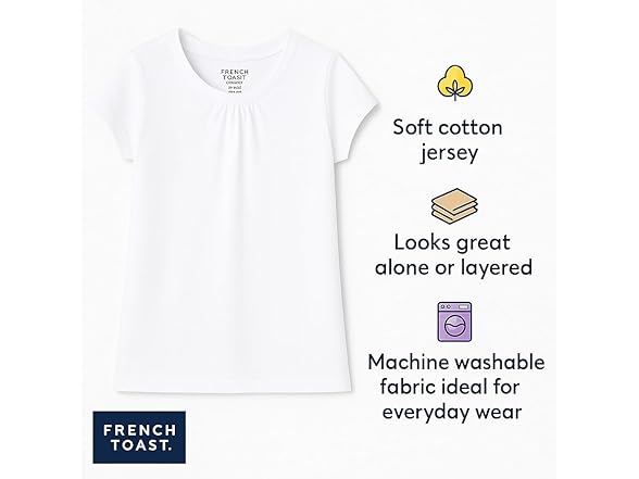 French Toast Girls Tee (2T)