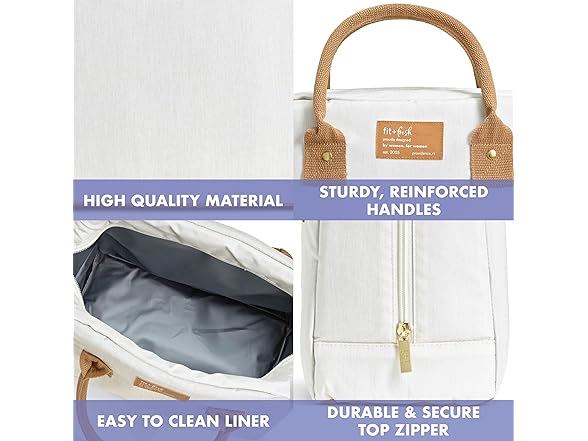 Fit & Fresh Insulated Lunch Bag