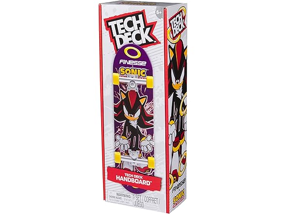 TECH DECK, Finesse X Sonic The Hedgehog Handboard
