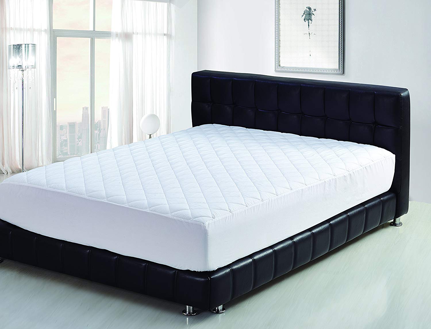 Quilted Hypoallergenic Mattress Pad - Gallery 9