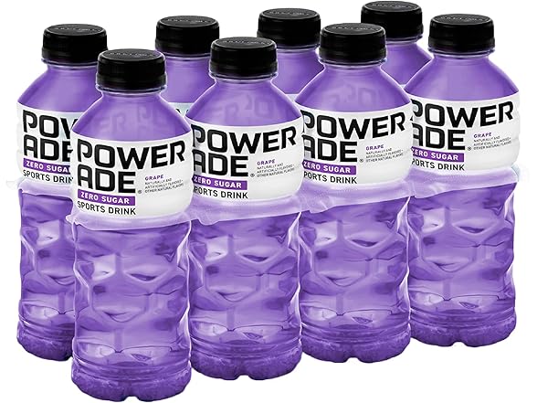 8PK POWERADE Electrolyte Enhanced Zero Sugar Grape