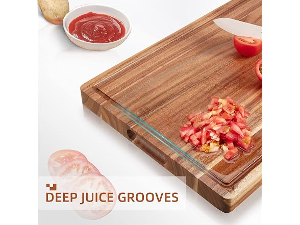 Garvee Large Wood Cutting Board for Kitchen