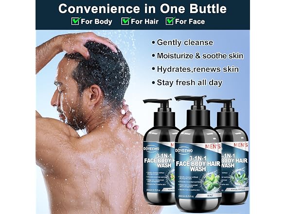Gifts for Men, Mens Body Wash Gift Set