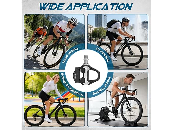 SPD-SL Compatible Road Bike Pedals