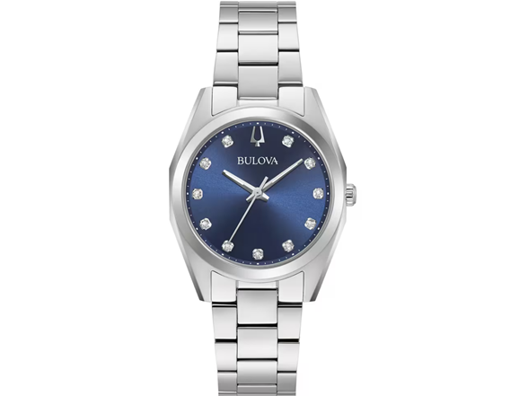 Bulova Surveyor Quartz Diamond Blue Dial Watch