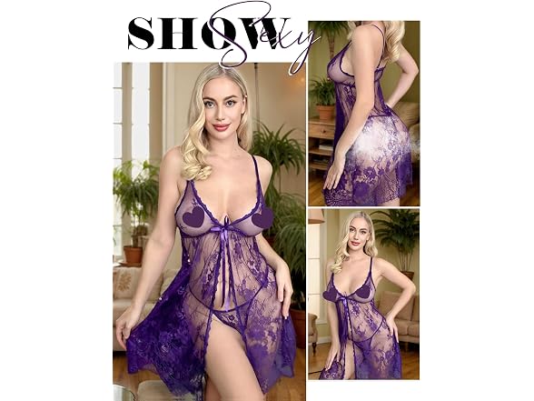 Avidlove Women (XL) Lingerie Sexy Dress Nightgowns