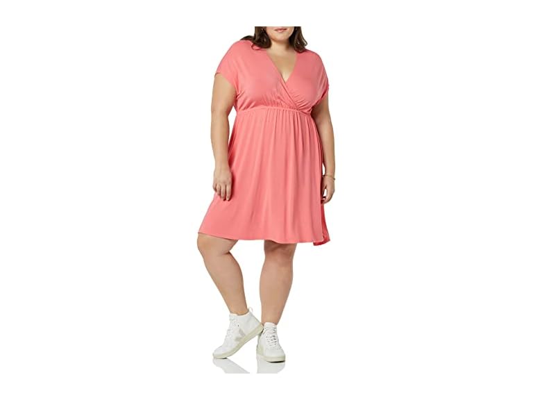 Amazon Essentials Women V Neck Elastic Waist Dress - Gallery 22