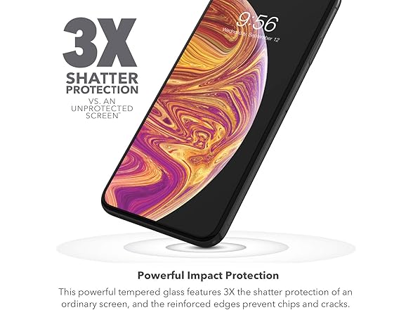 ZAGG Glass+ Screen Protector for iPhone 12 Pro Max