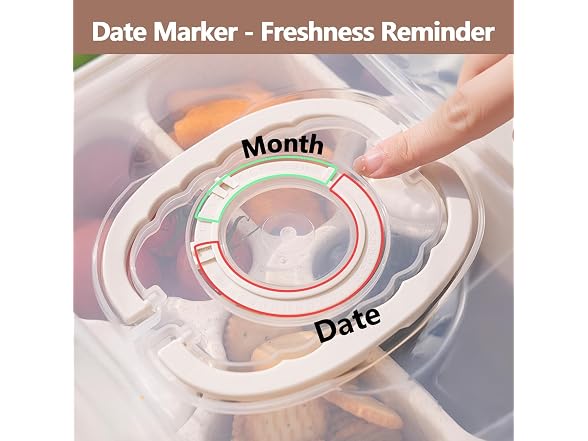 WAWINY Dishwasher Safe Snackle Box Container