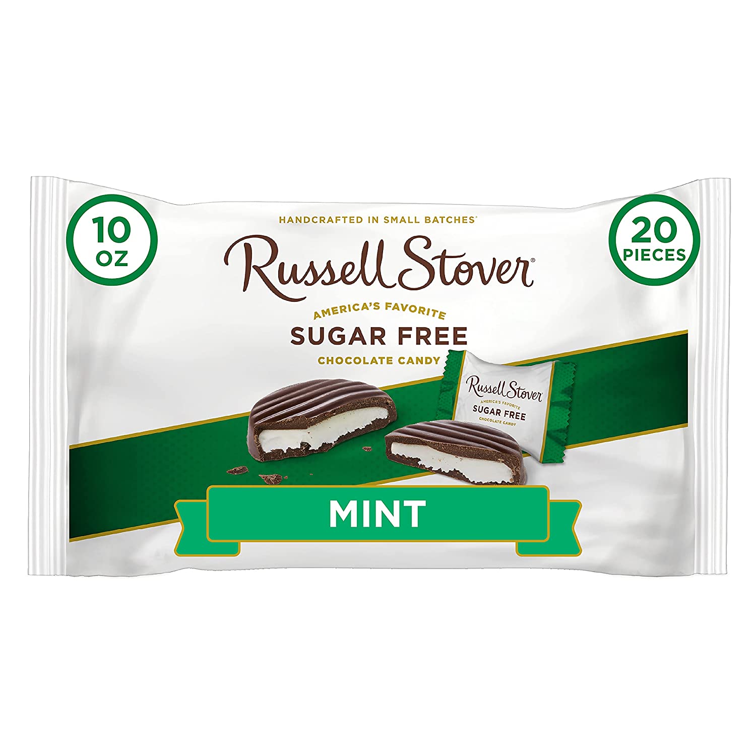 Russell Stover Sugar Free Mint Patties w/ Stevia - Gallery 8