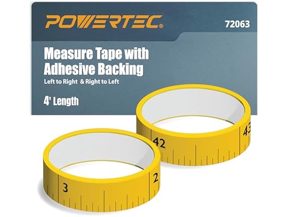 4' Measure Tape 2pk Adhesive