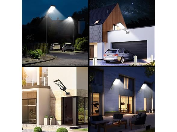 Brightever 2-Pack Solar Street Lights - Gallery 7