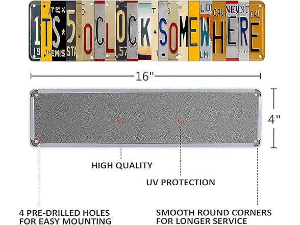  KONMPFEY Five O Clock Somewhere Retro