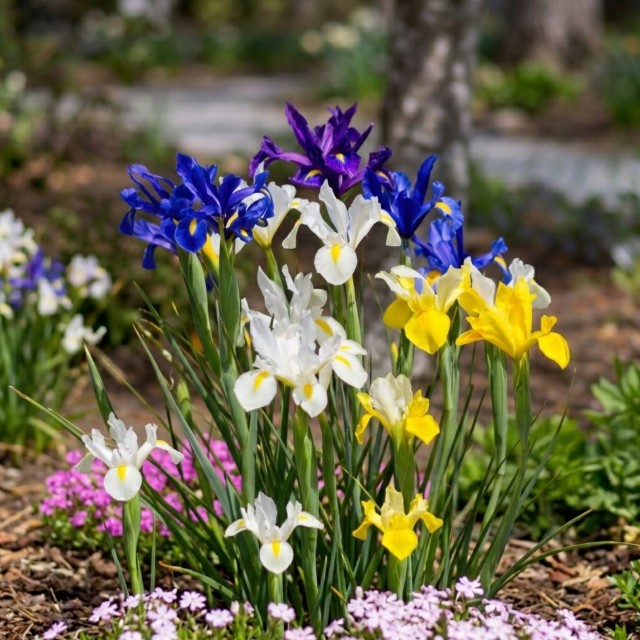 Mixed Dutch Iris Flowers - Gallery 5