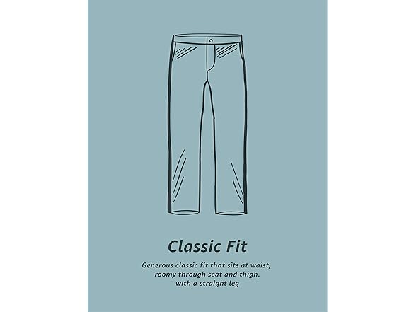 Amazon Essentials Men's Classic-Fit W