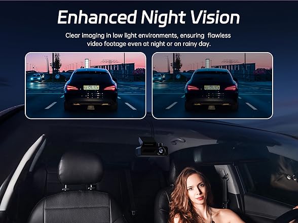 Pelsee P1 Duo 4K Dash Cam | 64GB SD