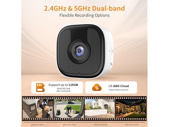 Jivcok 3MP 2K Window Camera