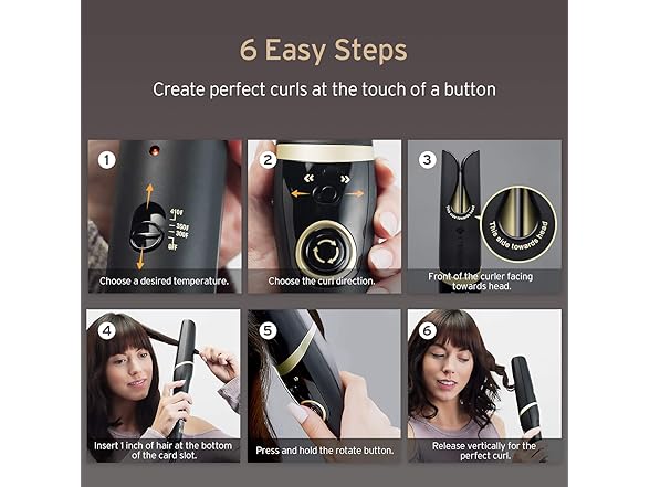 Automatic Hair Curler Curling Iron Wand