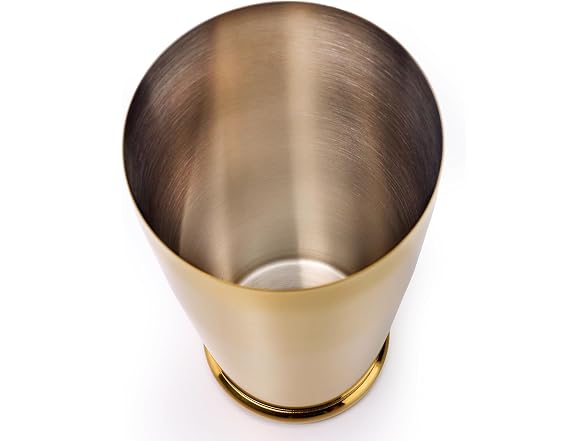 Barfly Cocktail Shaker with Weighted Bottom, Gold