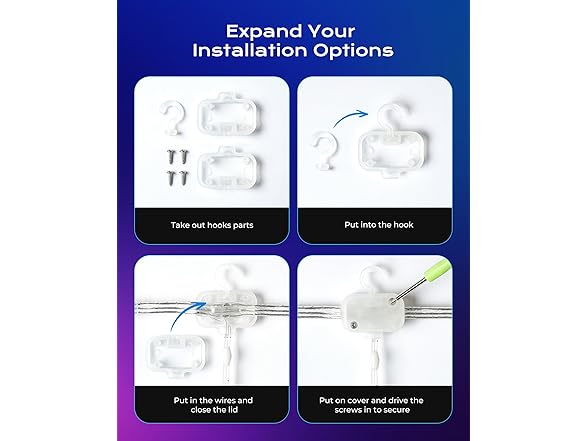 Brightown 900 RGBIC LEDs Smart Curtain Lights with DIY GIF