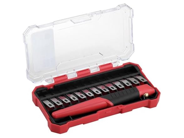 JUSTHESE 14PCS Precision Hobby Knife set