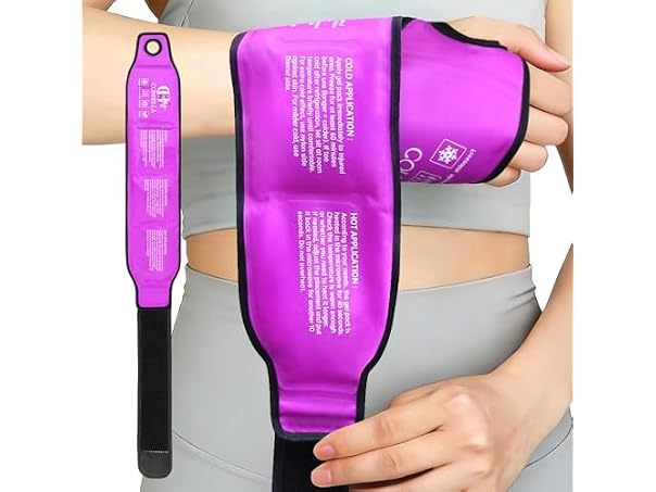 $7.99, Was $12.99, 38% Off! Conbella Wrist Ice Pack Wrap Purple dealfomo