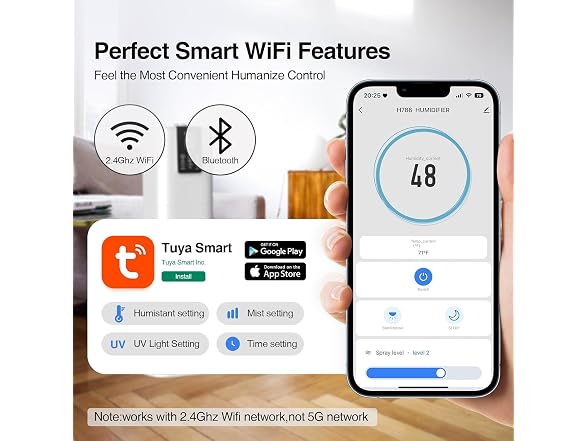 Honovos 8L Smart Top Fill Humidifier