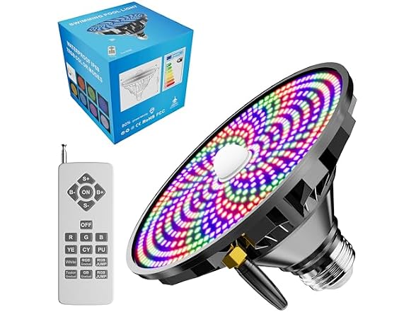 Jadisi LED RGBW Pool Light Bulb for