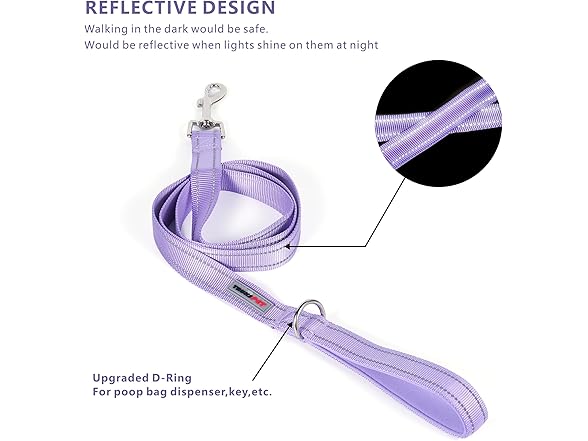 TRUKSPET 5FT Reflective Dog Leash