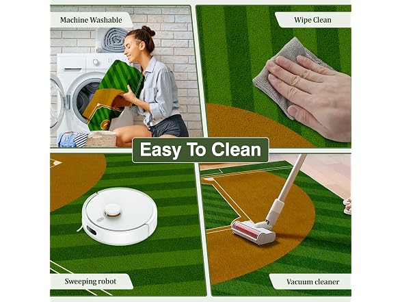 Kacvtuy Baseball Rug 5x7