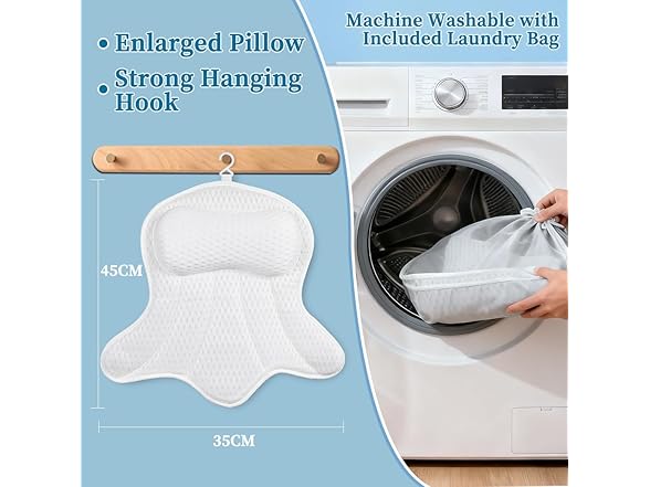 AmazeFan Luxury Bath Pillow