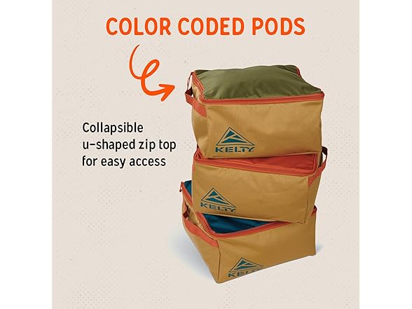 Kelty CARGO Box Camping, Tailgating Organization Kit