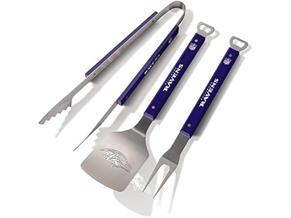 BALTIMORE RAVENS 3Piece BBQ Set