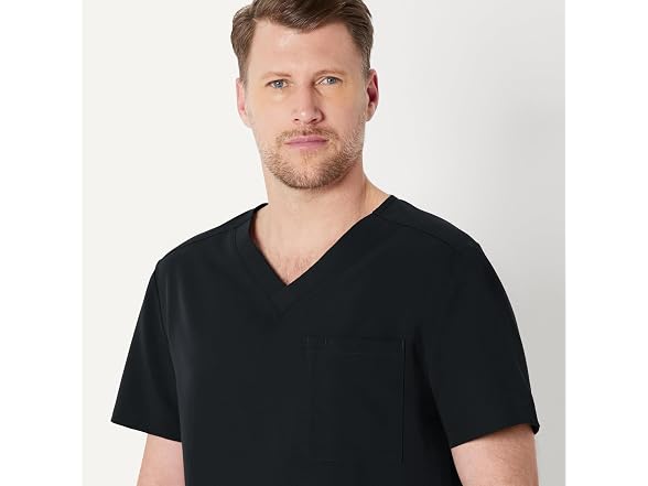 Amazon Basics Men Scrubs V-neck Top - Gallery 3