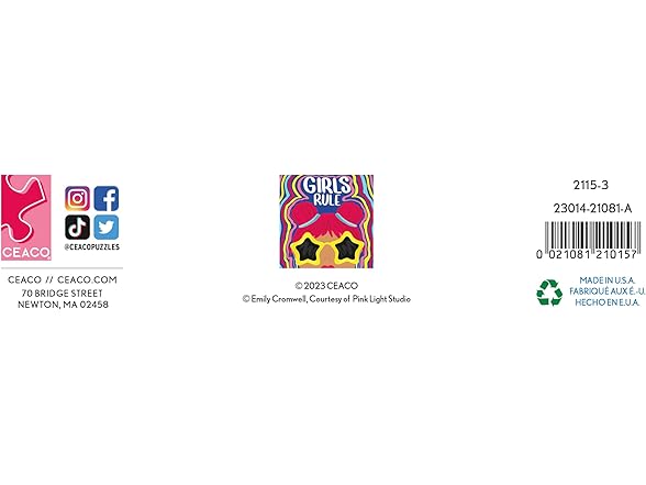 Ceaco - Girls Rule - 200 Piece Jigsaw Puzzle