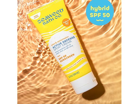 Seaweed Bath Co. Active Defense SPF 50 Sunscreen