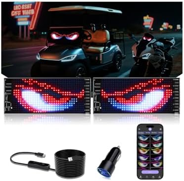 JDVOOTD LED Eyes Golf Cart Motorcycle