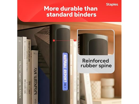 STAPLES Staples Better 3-Inch D-Ring Binder,