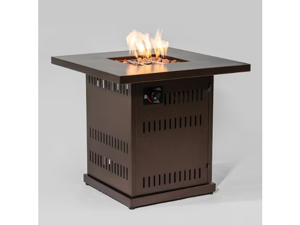 Brown 28" Propane Fire Table 40,000 BTU