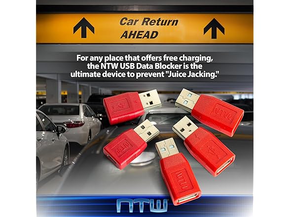 NTW USB Data Blocker 5-Pack