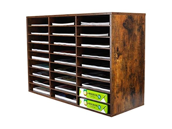 Mass Wood Literature Organizer Mail