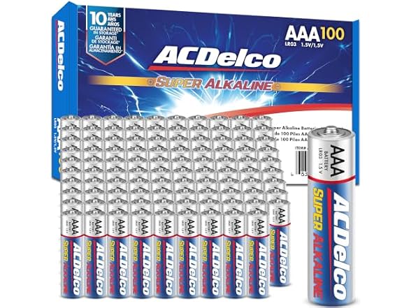 (100 Count) ACDelco AAA Batteries