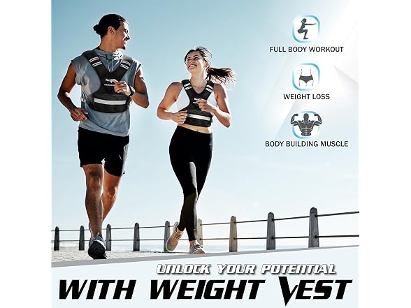 Yes4All Adjustable Weighted Vest 20-32lbs