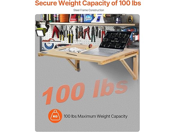 VEVOR Mounted Folding Table