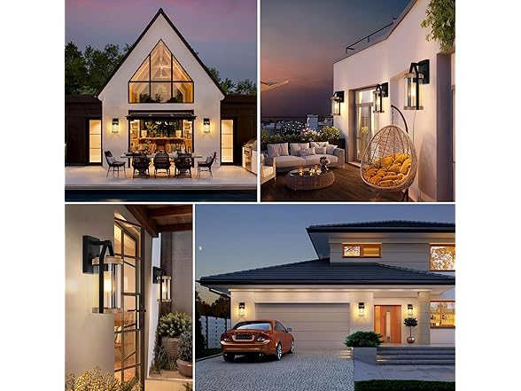 Brightever Wood Outdoor Wall Light