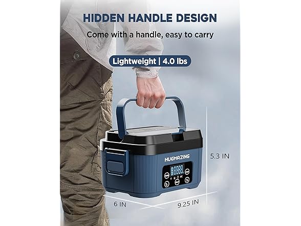 HUGMAZING Cordless Electric Lunch Box