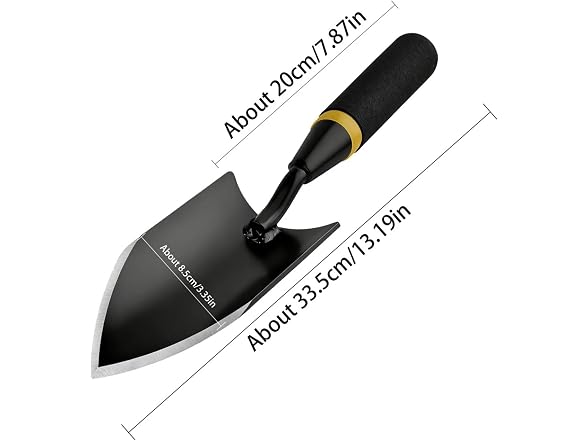 RXJPASD GAR-42 RXJPASD Mini Stainless Hand Shovel